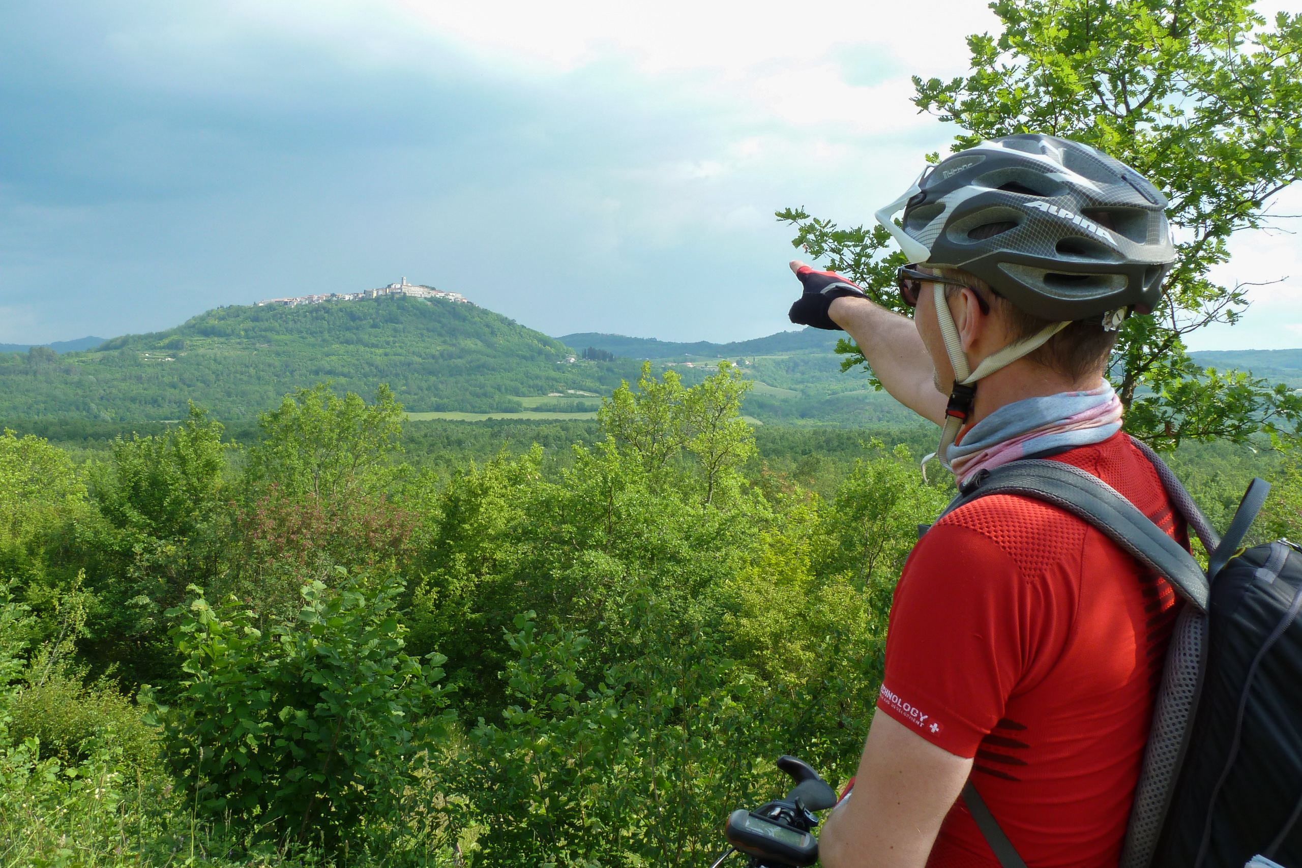 Endlich – Motovun in Sichtweite